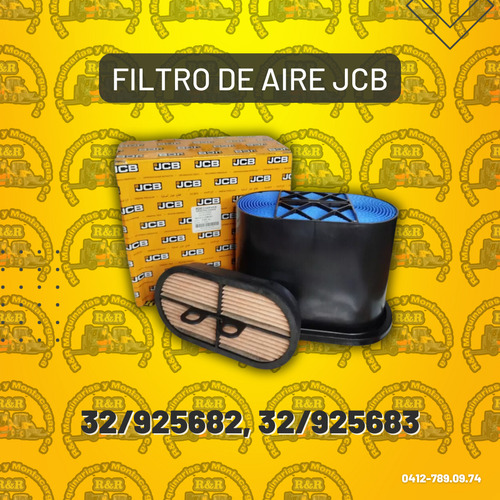 Filtro De Aire Jcb 32/925682, 32/925683