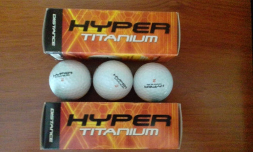 Imagen 1 de 3 de Wilson Hyper Titanium #2 Pelotas De Golf 3 X Caja