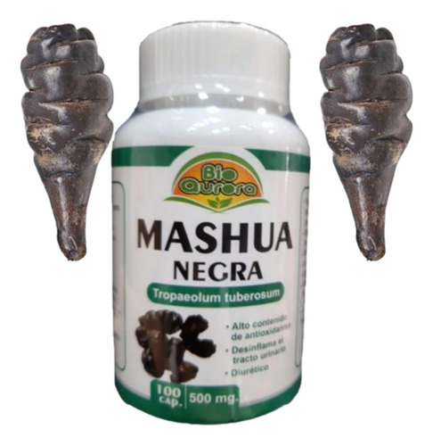 Mashua Negra 100 Capsulas X 500mg - Con Registro Sanitario