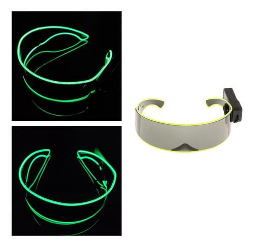 - Lentes De Sol Luminosas Led Con Luz De Estilo Futurista