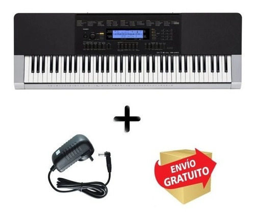 Teclado Casio Wk240 6 1/2 Oct Sensitivo + Fuente De Regalo