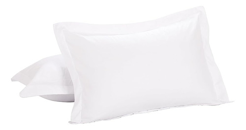 Paquete De 2 Almohadas Sham, Estándar/reina, Blanco