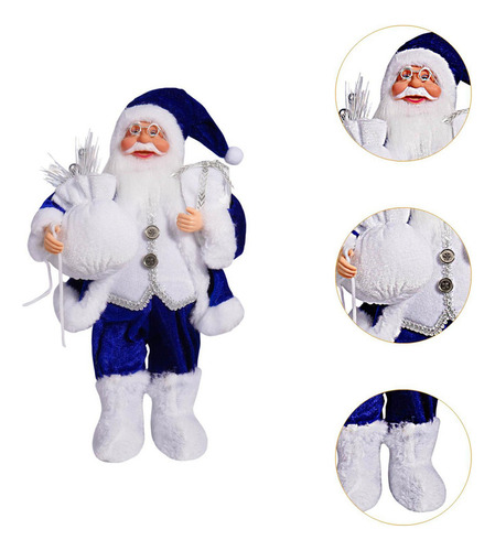 Figura Decorativa De Papá Noel Para Muñeca Navideña, Color A