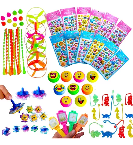 60 Regalos Sorpresas Juguetes Piñata Cumpleaños Niños Niñas