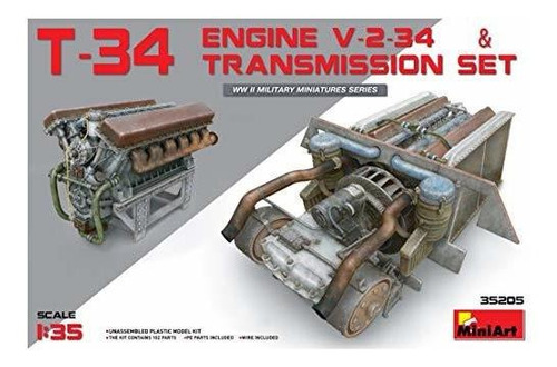 Set Motor Y Transmisión T-34.