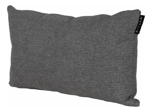 4 Cojines Riñoneras Rectangular Dicasa Rivo Delta Gris