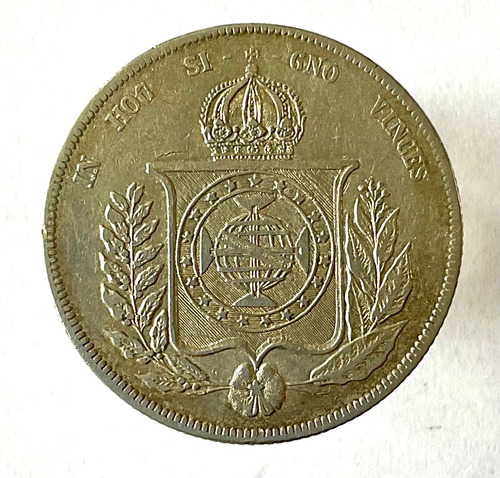 1000 Reis - 1860 - Data Emendada - (608)=2 Oferta (Usado)