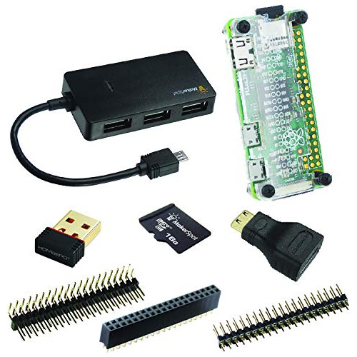 Mega Paquete 8 En 1 De Makerspot Raspberry Pi Zero W (sin Pi