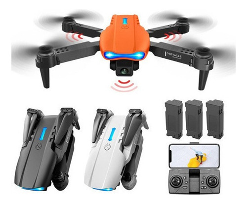 Mini Drone E99 K3 Barato Con Camara Fullhd 3 Baterias