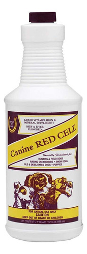 Canine Dog Red Cell Suplemento Nutricional Vitaminas 32 Fl O