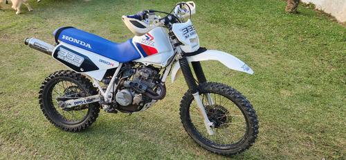 Moto De Trilha Honda Xlx 350r Com Placa Amarela