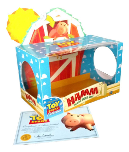 Toy Story Caja Hamm (no Juguete) Caja Y Certificado Custom