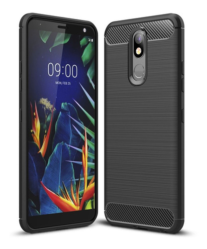 Estuche Protector Fibra Carbono Para LG K40 K20 