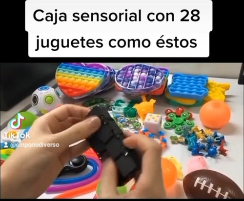 Caja Sensorial Para Niños Autista O Hiperactividad, Relaja