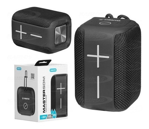 Caixa De Som Kimaster K400 Preta Bluetooth 10w Chega Hoje Sp Cor Preto 110V/220V