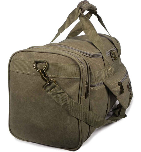 Imagem 3 de 6 de Bolsa Sacola De Viagem Lona Kvn Transversal Mala De Mão 50 L