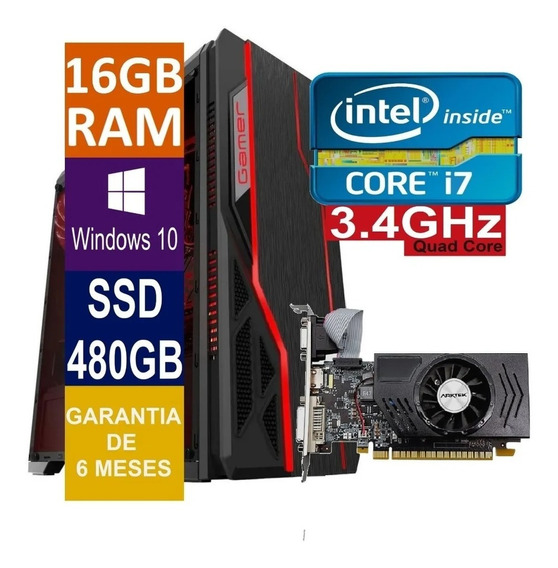 PC Gamer Completo AMD 10-Core 3.80Ghz Placa de vídeo Geforce GTX 750 4GB  SSD 240GB RAM 8GB Monitor Full HD 21.5 500W Quantum Titanium - WorldPc  empresa do grupo Bel MicroTecnologia