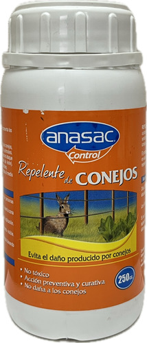 Repelente De Conejos 250 Cc - Anasac - Natural, No Tóxico
