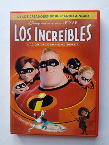 Los Increibles (2004) Disney Pixar Película Dvd 2 Discos