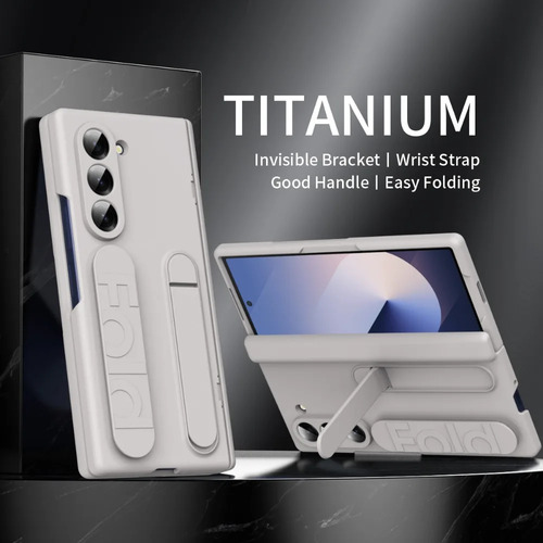 Funda De Teléfono Para Samsung Z Fold 6, 5, 4, 3, Eje, Bisagra, Soporte, Soporte, Película Protectora Zfold4, Todo Incluido, Anticaída