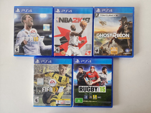 Imagen 5 de 8 de Sony Playstation 4 Fat 500gb + 5 Juegos, 1 Control Y Cables