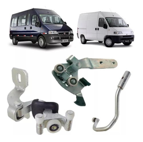 Kit Carrinho (guia) Porta Lateral Ducato 2002 À 2016