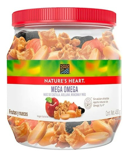 Frutas Y Nueces Nature's Heart Mega Omega 450 G