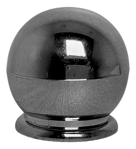 5 Puxadores De Gavetas Móveis Armário Ponto Bola Furo Único Cor Onix