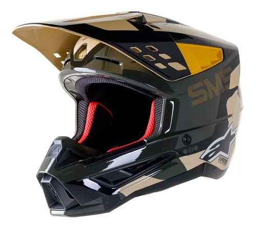 Casco Alpinestars Moto Cross Supertech S-m5 Rover Helmet