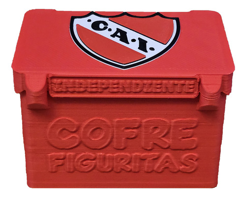 Caja Para Guardar Figuritas Independiente - Deckbox 3d