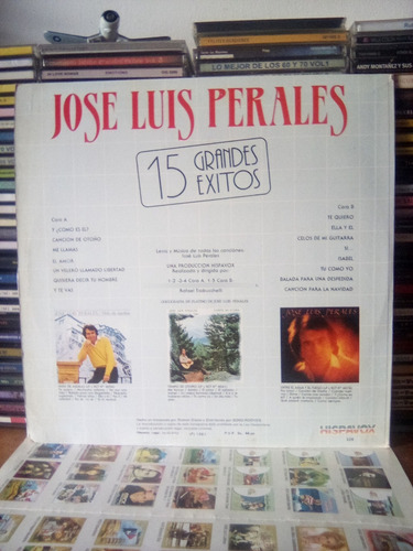 José Luis Perales 15 Grandes Exitos Lp (Usado)