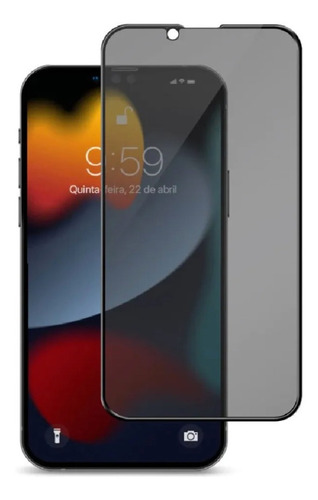 Imagem 2 de 4 de Película Vidro 3d Para Apple iPhone 13 Pro - Privacidade