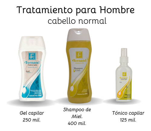 Solución Anticaida Para Hombre Con Cabello Normal