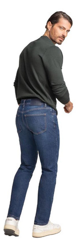 Jeans Recto Cintura Regular Seven Jeans Indigo Caballero