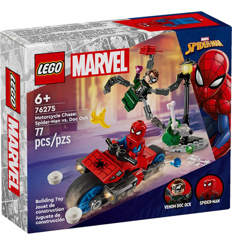 Lego 76275 Persecución En Moto: Spider-man Vs. Doc Ock