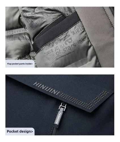 Abrigo Cálido De Algodón De Invierno Graphene Thermal Lock Para Hombre