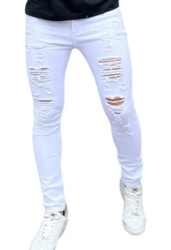 Pantalon Blanco Hombre