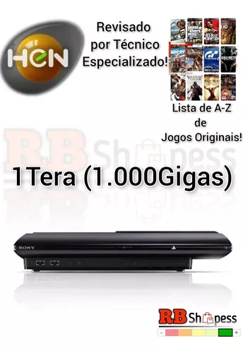 Ps3 - 3.000 Jogos Super Pacote - Playstation - DFG