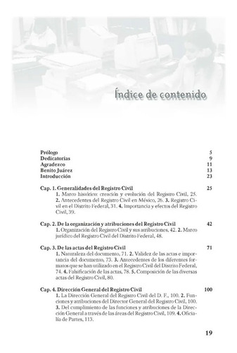 El Registro Civil A La Vanguardia Distrito Federal Trillas