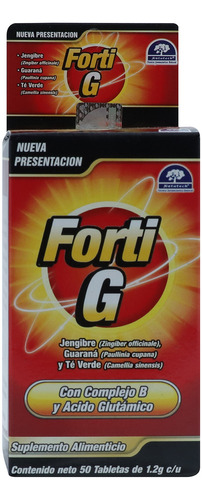 Forti G 50 Tabletas  De 1.2 G Nicotinamida, Vitamina B6 Sabor Sin Sabor