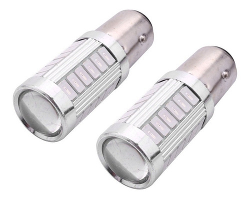 2x Bombillos Led 1157 Doble Contacto 33led Luz Freno Rojo