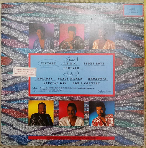 Lp Kool & The Gang Forever Vinil - Near Mint - 1987 (Usado)