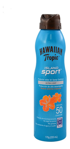 Protector Solar Hawaiian Tropic Fps 50 220ml