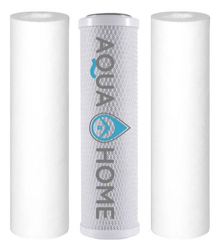 Kit Pack Filtros Osmosis Inversa 3 Etapas Pp 5 + Pp 1 + Cto Color Gris