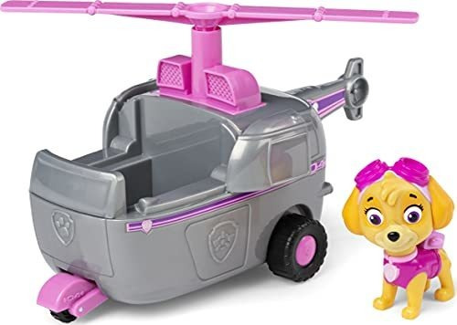 Paw Patrol, El Vehiculo En Helicoptero De Skye Con Figura Co