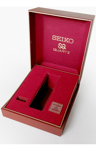 Estuche De Reloj Antiguo Seiko Quartz Caja 110x95x57 Mm - Ce