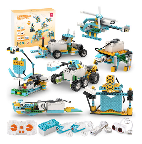 Camewin Blocos E Formas De Montar Robô De Programação Infantil Elétrico Cientistas 606 Peças