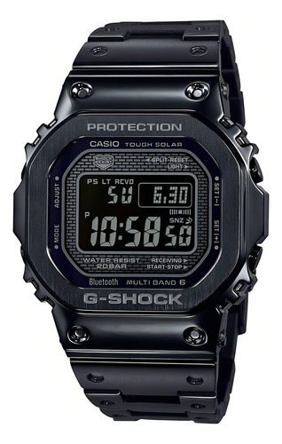 Reloj Casio Gs Tough Solar Bluetooth Gmw-b5000gd-1 Color de la correa PVD NEGRO Color del bisel PVD NEGRO Color del fondo Negro