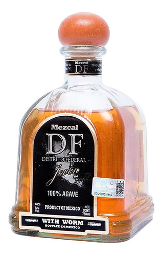 Mezcal Df Distrito Federal 100% Agave Origen Mexico Tequila 