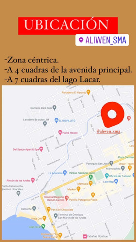 Imagen 22 de 27 de Deptos Alquilerturístico Martín De Los Andes Céntricos Complejo Con Piscina